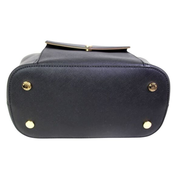 NWT Michael Kors BLACK GENUINE LEATHER SHOULDER BAG HOBO TOTE HANDBAG PURSE - Picture 6 of 15